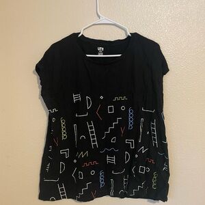 Uniqlo UT Dusen Dusen Black Graphic Tee